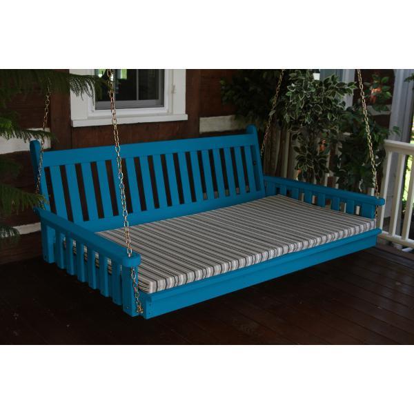 A &amp; L Furniture Yellow Pine Traditional English Swing Bed Swing Beds 4ft / Unfinished / No