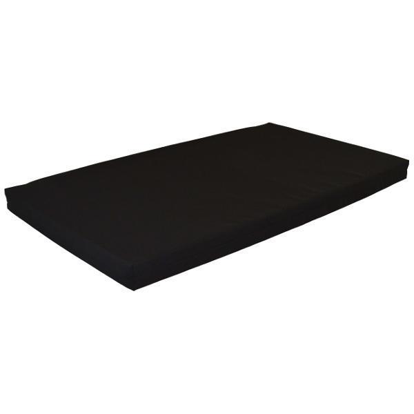 A &amp; L Swing Bed Cushions Cushions 4ft / Black