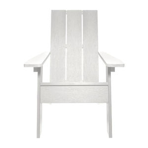 Adirondack 1 Barcelona Modern Chair With 1 Barcelona Modern Side Table & 1 Folding Ottoman Conversation Set
