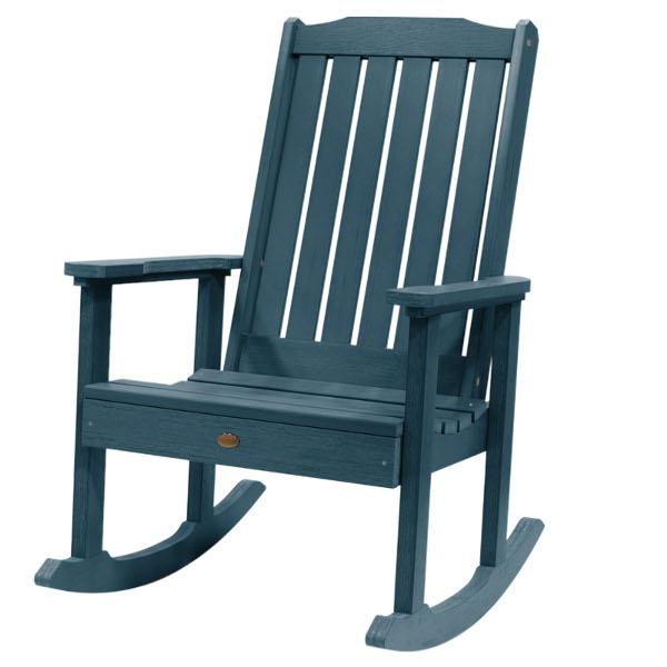 Adirondack 2 Lehigh Rocking Chairs with Side Table Conversation Set