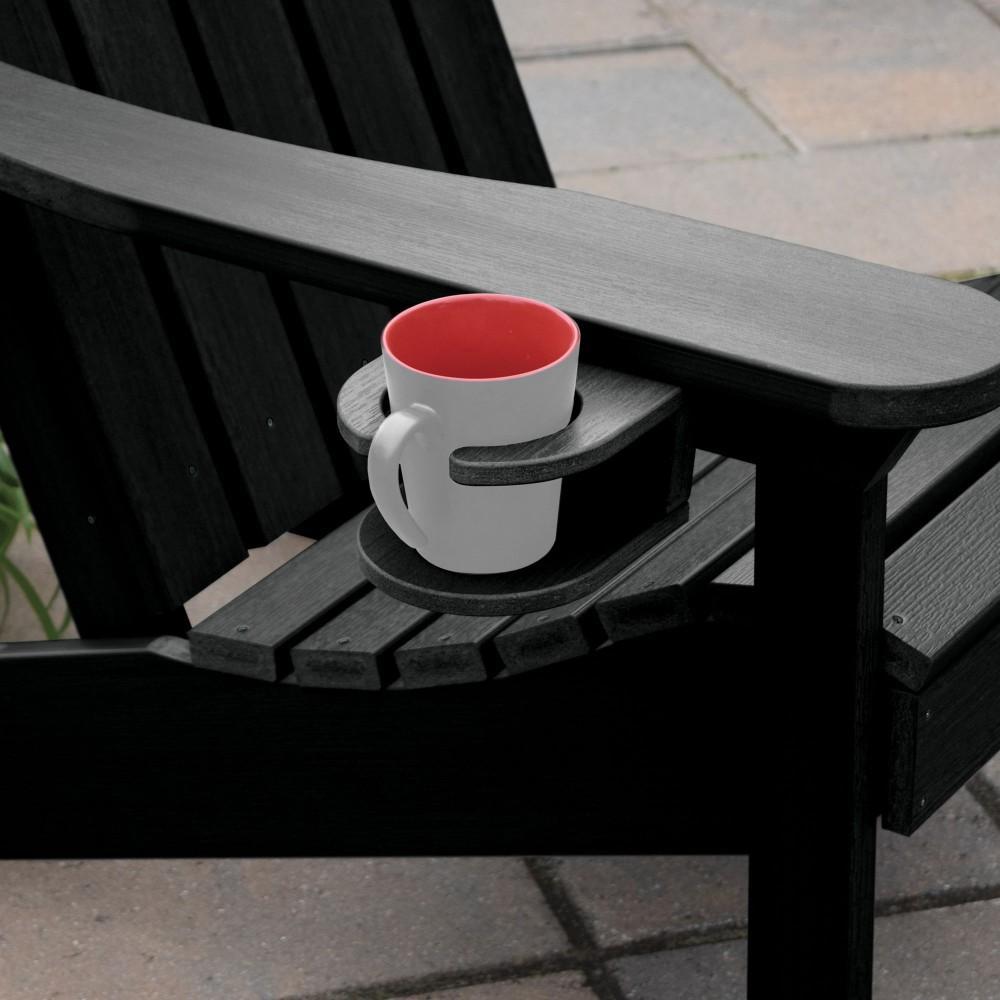 Adirondack Classic Westport Chair with Cup Holder &amp; Folding Ottoman - The Charming Bench Company
