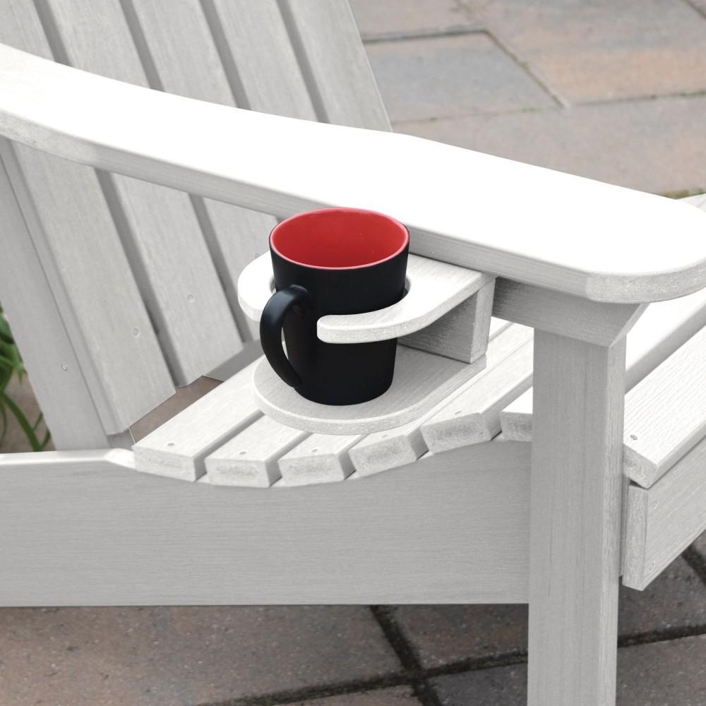 Adirondack Classic Westport Chair with Cup Holder &amp; Folding Ottoman - The Charming Bench Company