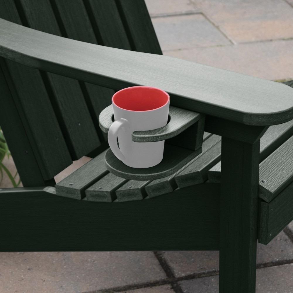 Adirondack Classic Westport Chair with Cup Holder &amp; Folding Ottoman - The Charming Bench Company