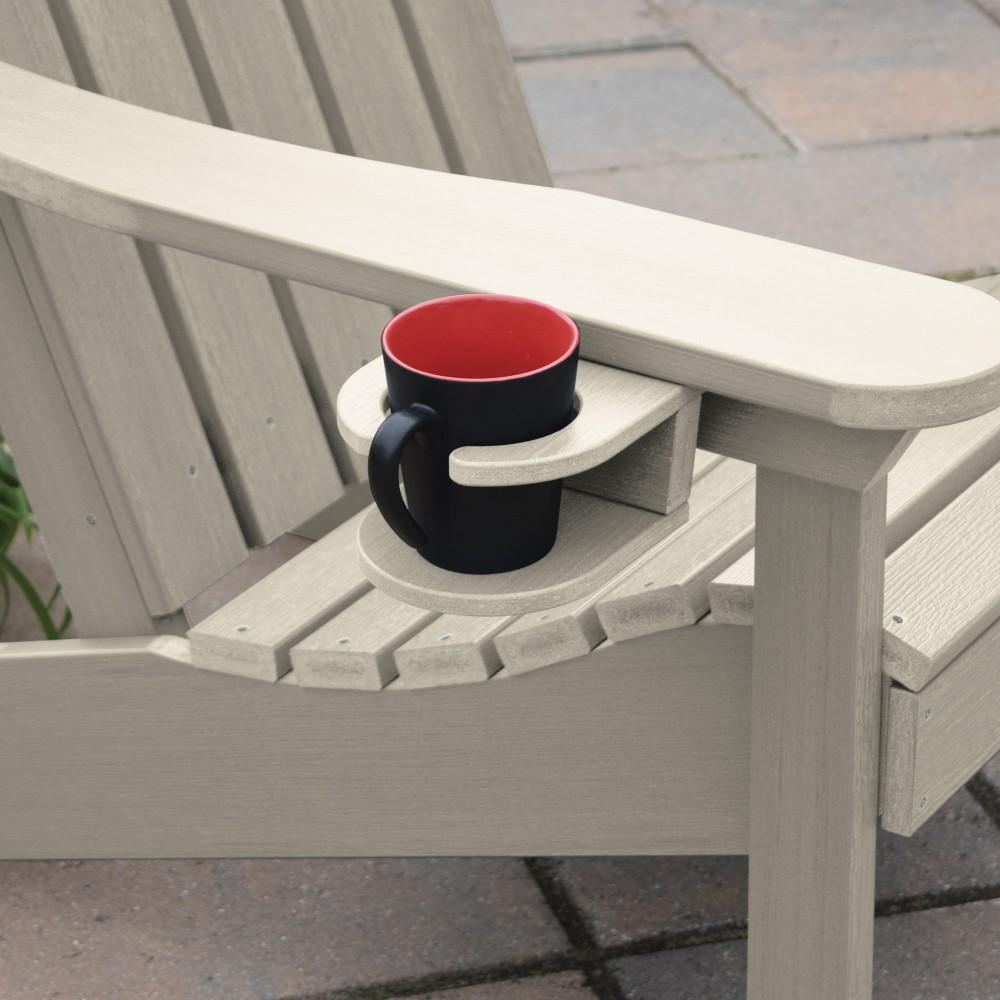 Adirondack Classic Westport Chair with Cup Holder &amp; Folding Ottoman - The Charming Bench Company