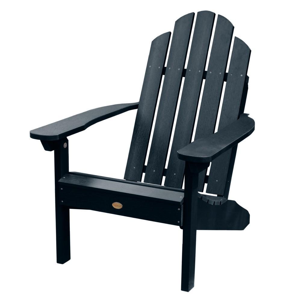 Adirondack Classic Westport Chair with Cup Holder &amp; Folding Ottoman - The Charming Bench Company