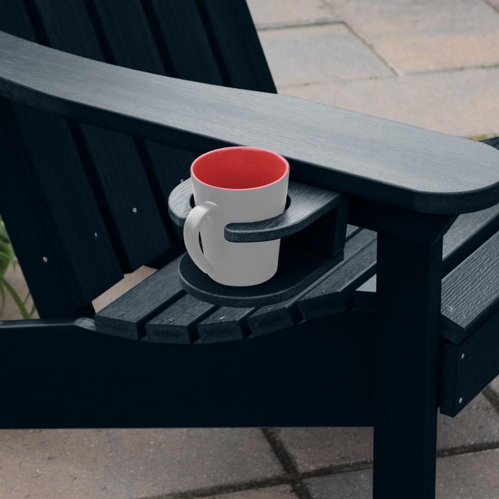 Adirondack Classic Westport Chair with Cup Holder &amp; Folding Ottoman - The Charming Bench Company