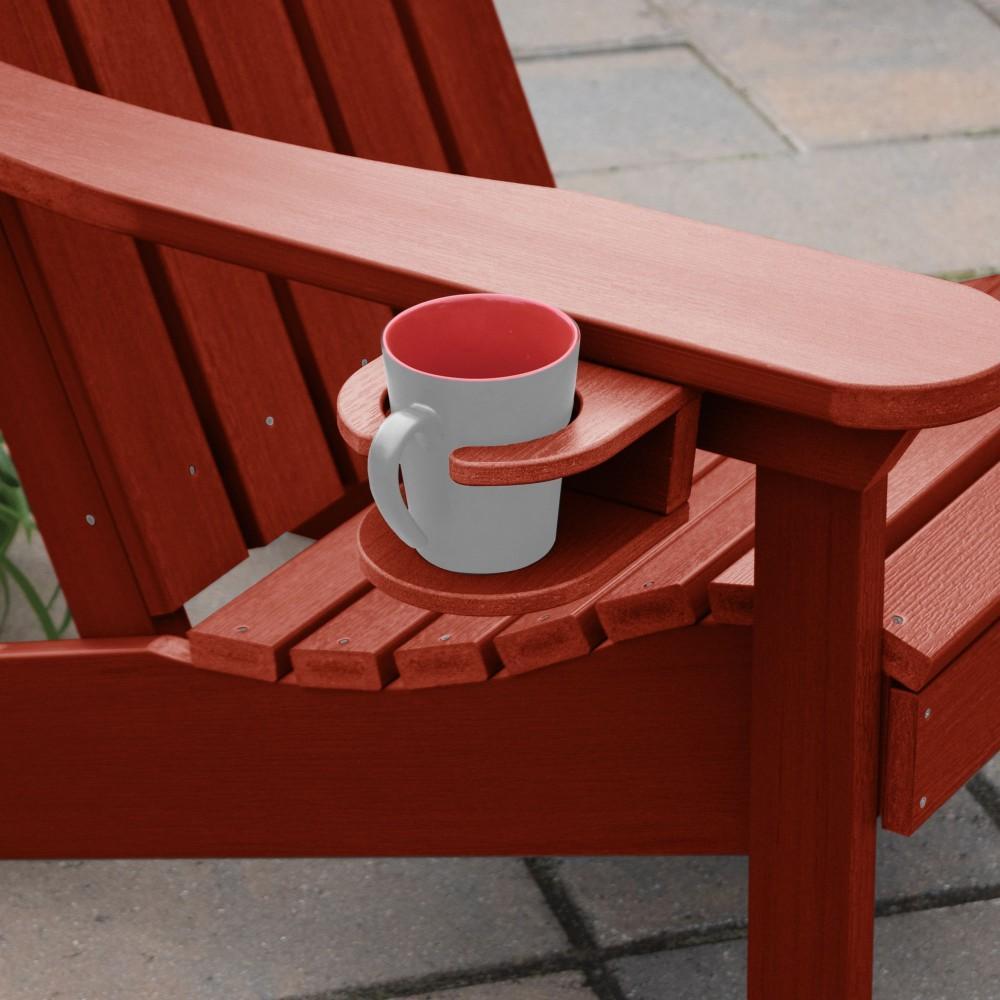 Adirondack Classic Westport Chair with Cup Holder &amp; Folding Ottoman - The Charming Bench Company