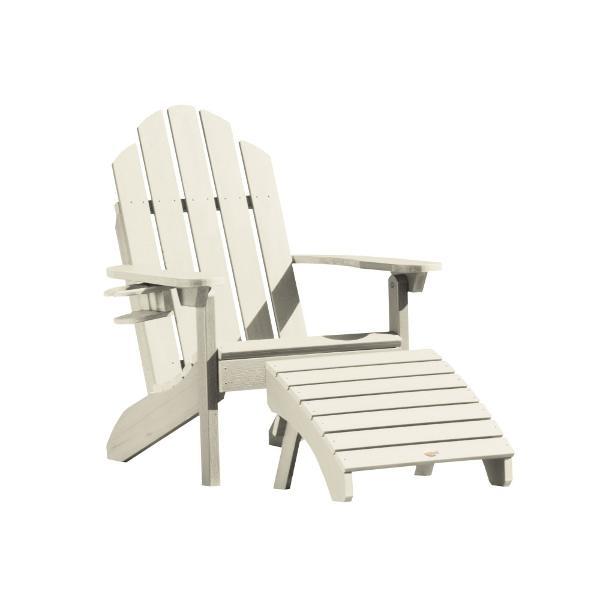Adirondack Classic Westport Chair with Cup Holder &amp; Folding Ottoman - The Charming Bench Company