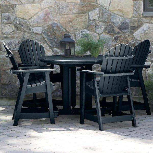 Adirondack Hamilton 5pc Round Counter Height Outdoor Dining Set Dining Set