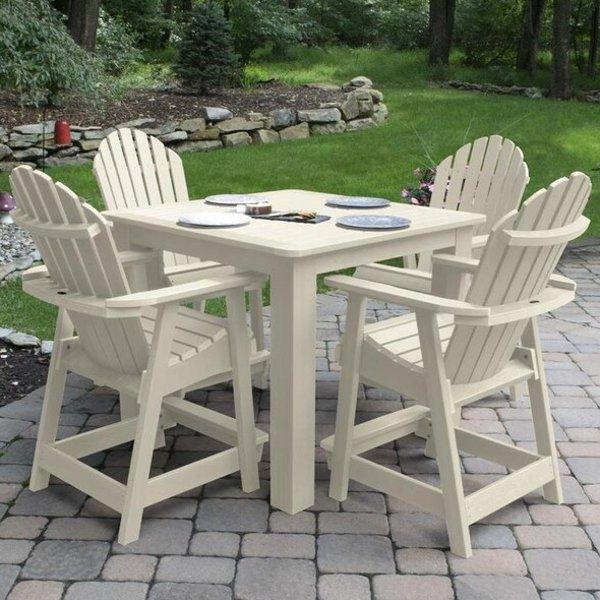 Adirondack Hamilton 5pc Square Counter Height Outdoor Dining Set Dining Set