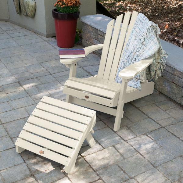 Adirondack Hamilton Folding &amp; Reclining Chair with Folding Ottoman Outdoor Chair
