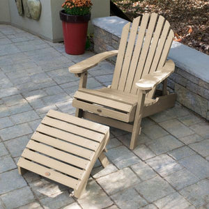 Adirondack Hamilton Folding & Reclining Chair with Folding Ottoman Outdoor Chair