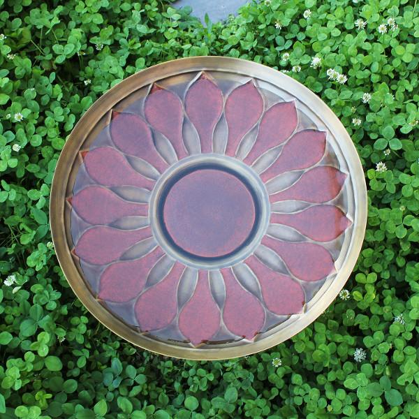 African Daisy Birdbath Birdbath