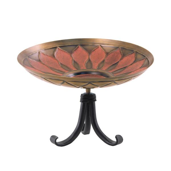 African Daisy Birdbath Birdbath Red Birdbath with Tripod Stand
