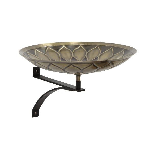 African Sunflower Birdbath Birdbath Birdbath with Wall Mount Bracket
