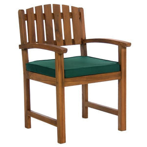 All Things Cedar 5-Piece Oval Dining Chair Set & Cushion dining set Green