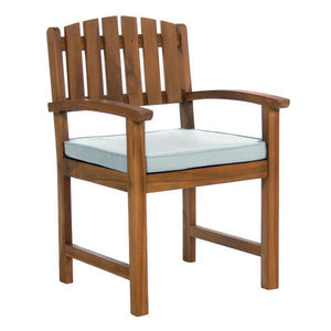 All Things Cedar 5-Piece Oval Dining Chair Set & Cushion dining set White