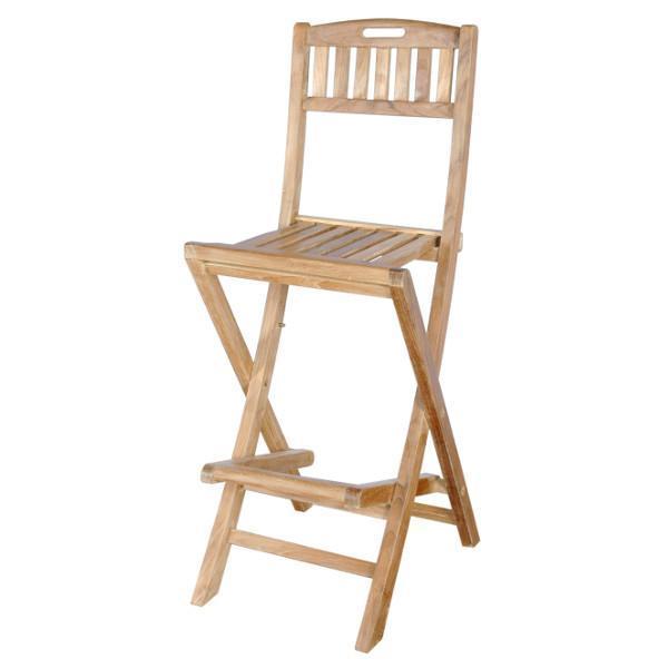 Anderson Teak Altavista Folding Bar Chair Bar Chair