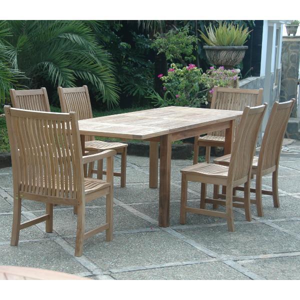 Anderson Teak Bahama Chicago 7-Pieces Dining Set Chair Dining Set