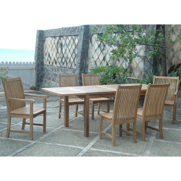 Anderson Teak Bahama Chicago 7-Pieces Dining Set Chair Dining Set