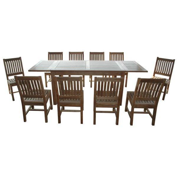 Anderson Teak Bahama Rialto 11-Pieces Rectangular Dining Set Dining Set