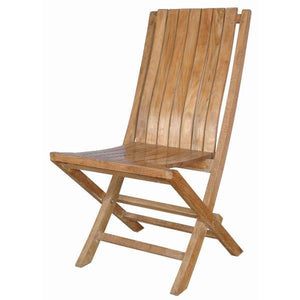 Anderson Teak Comfort Folding Chair (sell & Price Per 2 Chairs Only) folding chair