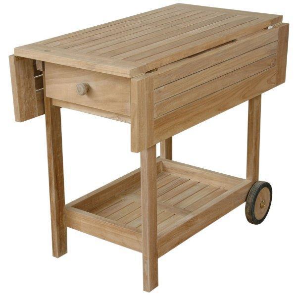 Anderson Teak Danica Serving Table Trolley Trolley