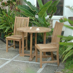 Anderson Teak Decanso Chicago 3-Pieces Bistro Set Dining Set