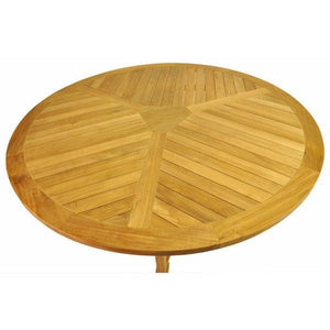 Anderson Teak Mission  51" Round Table Outdoor Tables