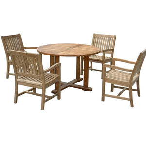 Anderson Teak Mission Aspen 5-Pieces Dining Set Dining Set