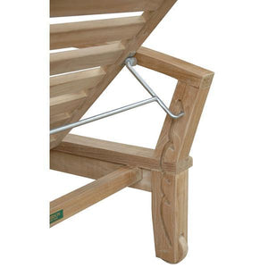 Anderson Teak New Brianna Sun Lounger with Arm Lounger