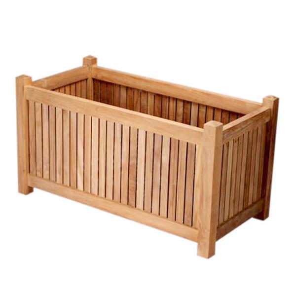 Anderson Teak Rectangular Planter Box Planter Box