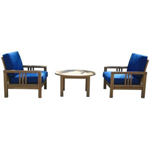 Anderson Teak SouthBay Deep Seating 3-Pieces Conversation Set A Seating Set