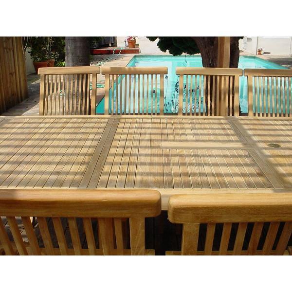 Anderson Teak Valencia Classic 15-Pieces Dining Set Dining Set