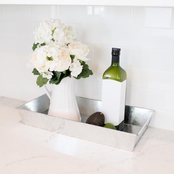 Antiqued Galvanized Steel Trays Trays