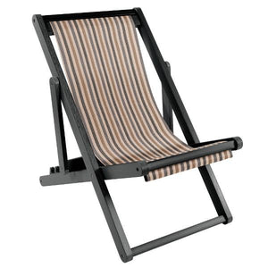 Arabella Folding Sling Chair Sling Chair Metro / Abyss (Black)