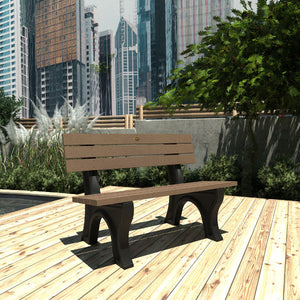 Aurora Traditional Park Bench Dining Set