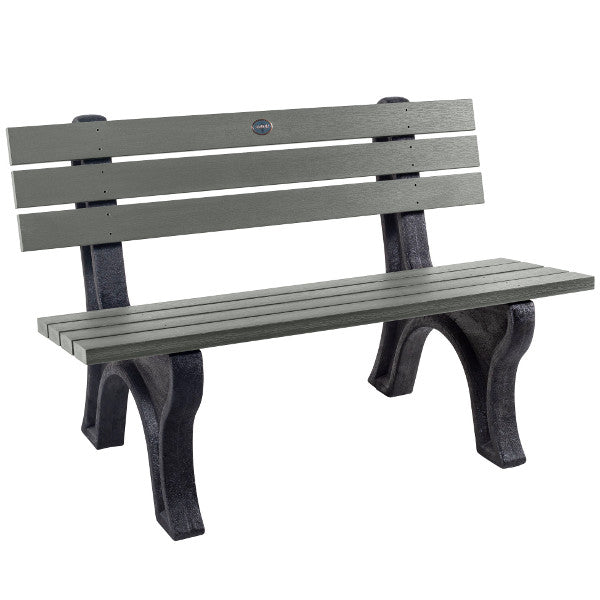 Aurora Traditional Park Bench Dining Set 4 ft / Coastal Teak