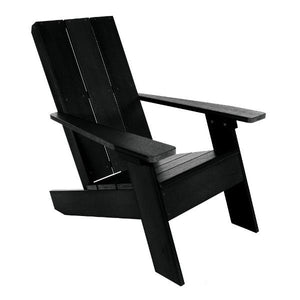 Barcelona Modern Adirondack Chair Adirondack Chair Black