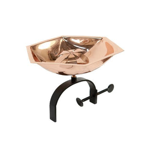 Bee Fountain and Birdbath Fountain and Birdbath Birdbath with Over Rail Bracket