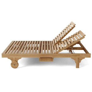 Bel-Air Double Back Lounger 2-Pieces Set Lounge Chair
