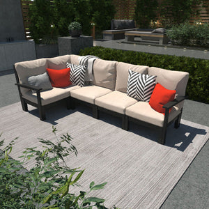 Bespoke Deep Seating 5 pc Sectional Set Sectional Set