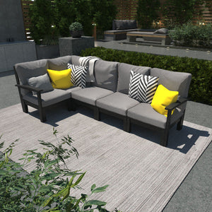 Bespoke Deep Seating 5 pc Sectional Set Sectional Set