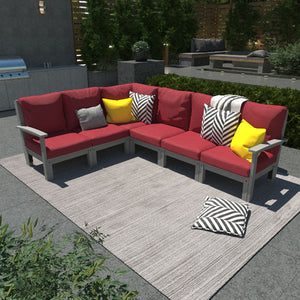 Bespoke Deep Seating 6 pc Sectional Sofa Set Sectional Set
