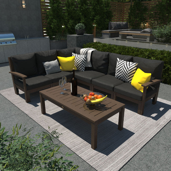 Bespoke Deep Seating 7 pc Sectional Sofa Set with Conversation Table