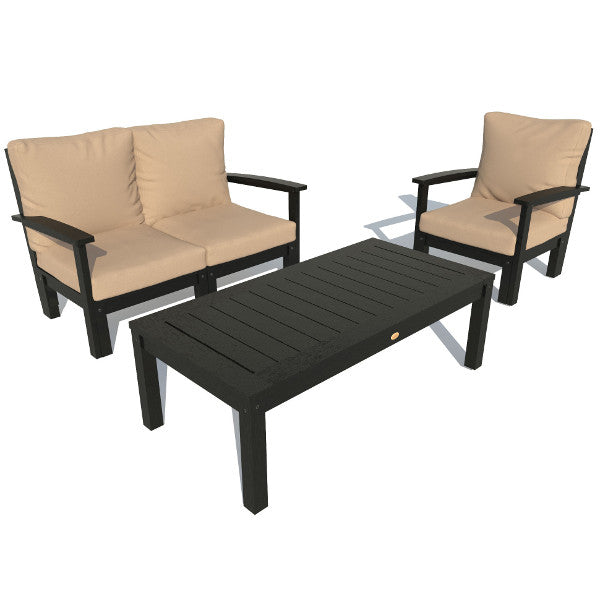 Bespoke Deep Seating Loveseat, Chair and Conversation Table Chair