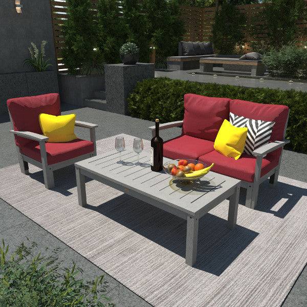 Bespoke Deep Seating Loveseat, Chair and Conversation Table Chair