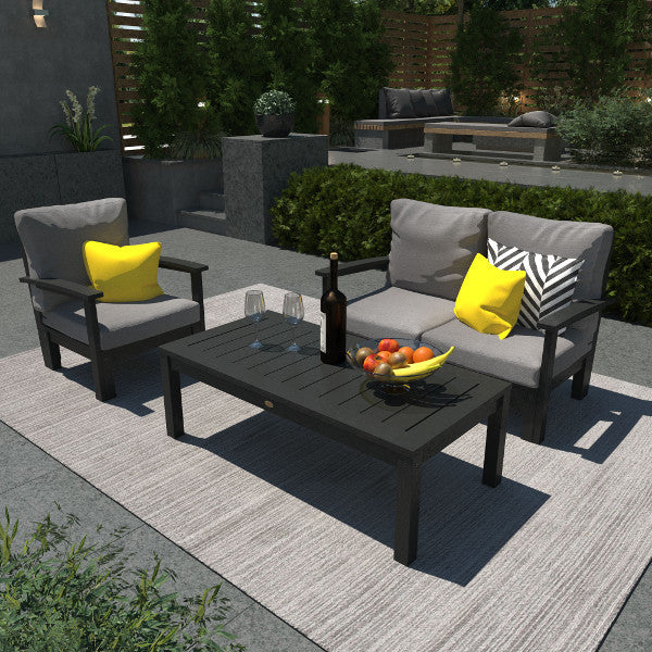 Bespoke Deep Seating Loveseat, Chair and Conversation Table Chair