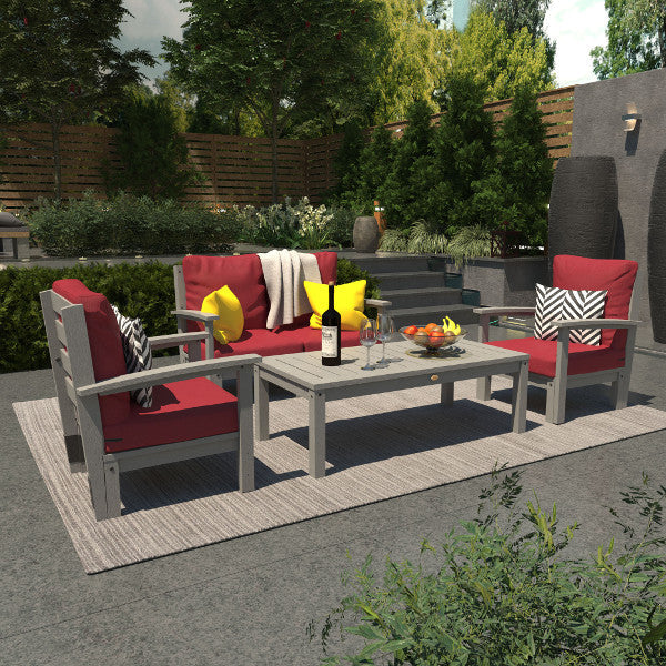 Bespoke Deep Seating Loveseat, Set of Chairs and Conversation Table Chair