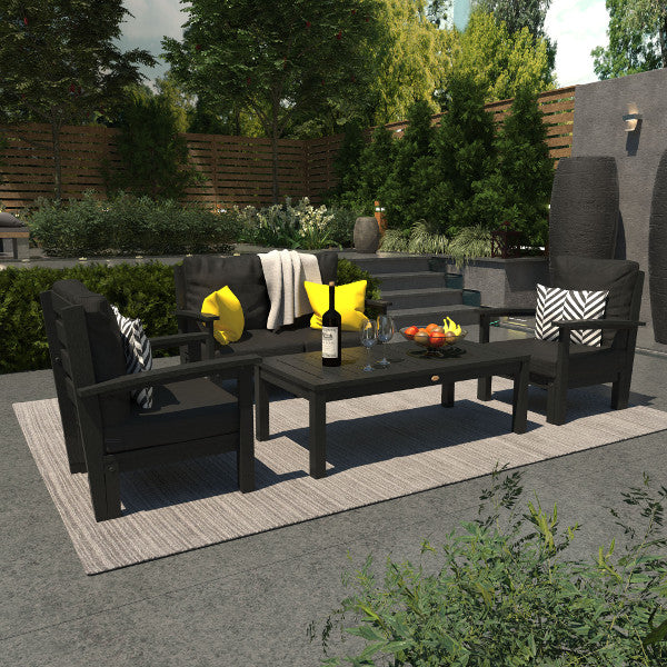 Bespoke Deep Seating Loveseat, Set of Chairs and Conversation Table Chair